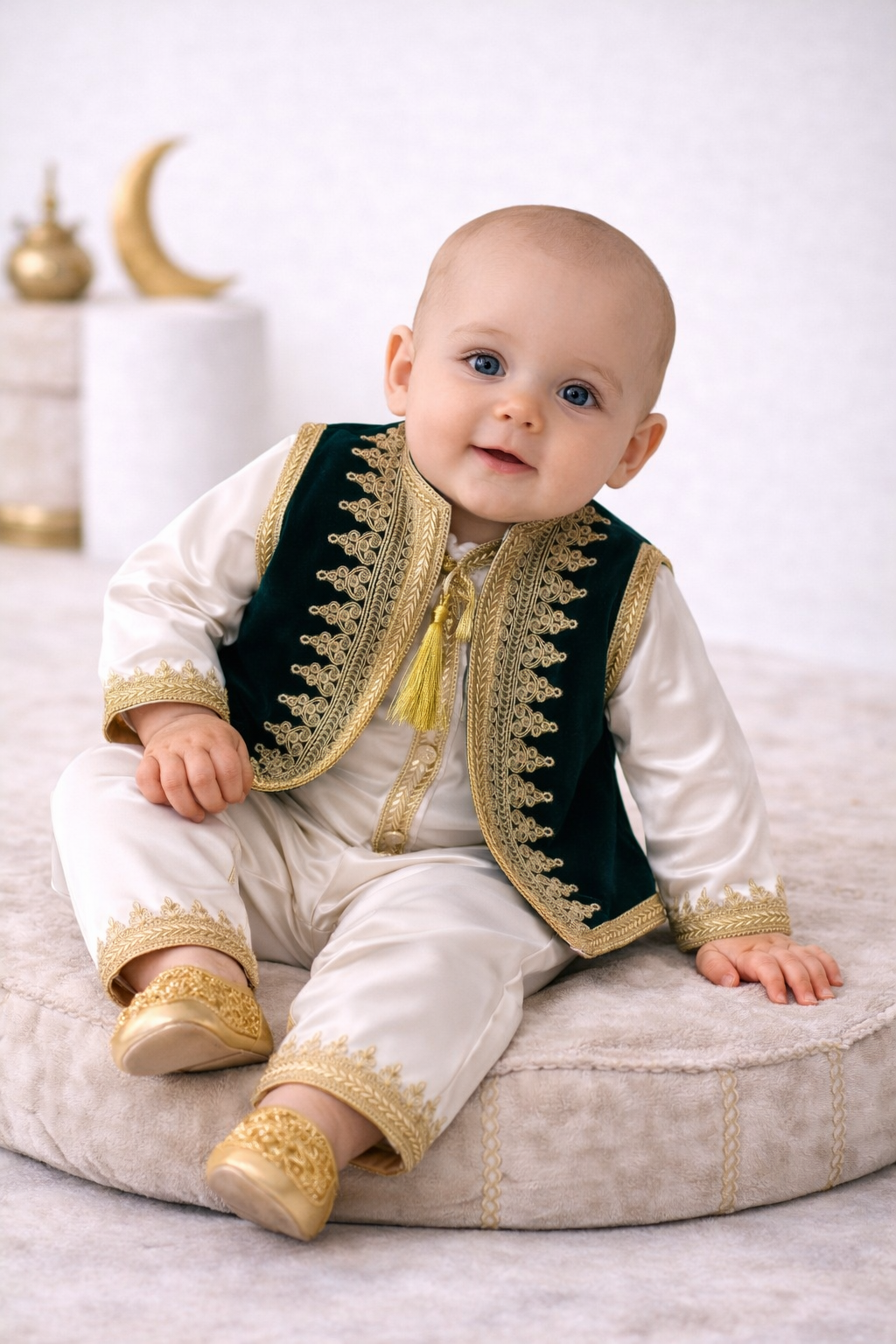 Ensemble bébé Héritage Vert émeraude – Image 4