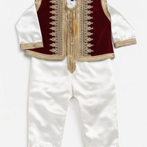 Ensemble bébé Héritage Bordeaux