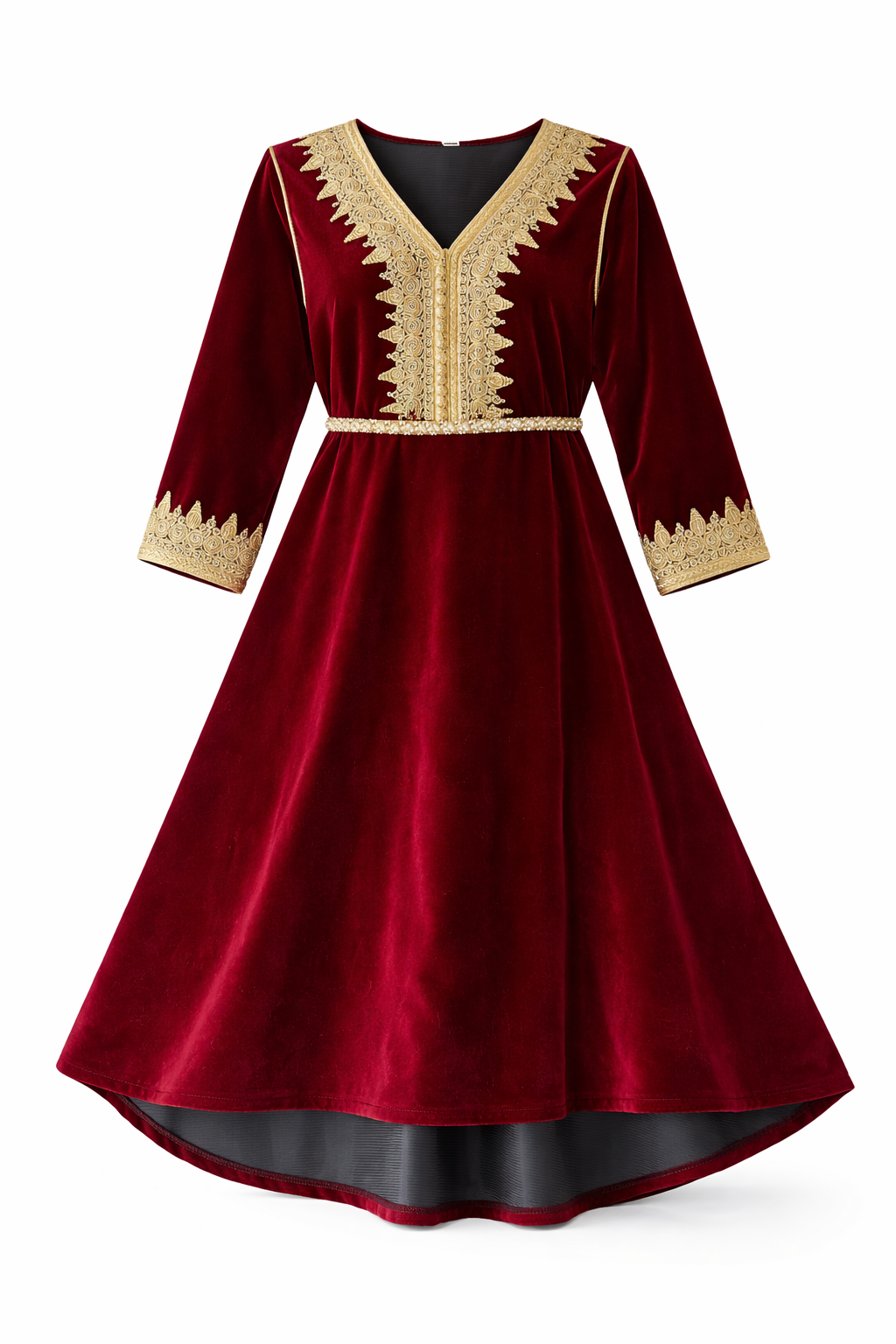 Caftan Héritage Bordeaux